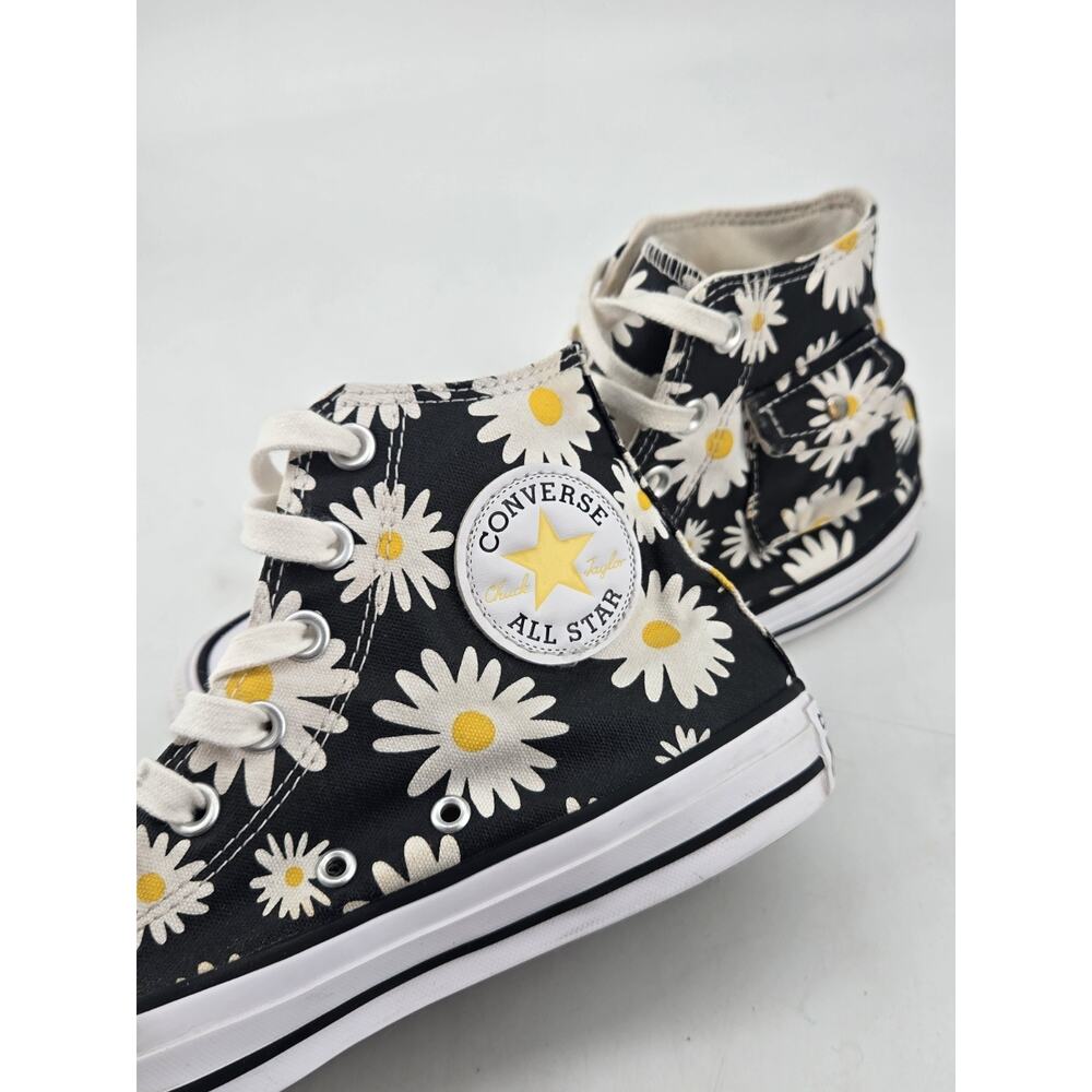 Converse All Star Pocket Hi-Top Daisies Floral Print Canvas Sneaker Shoe Sz 7 - Picture 8 of 11